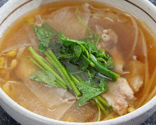 Puffer fish soup