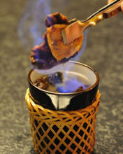 Hirezake (Sake flavored with grilled fish fins)