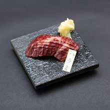 Beef skirt steak sushi