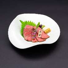 Edible raw beef