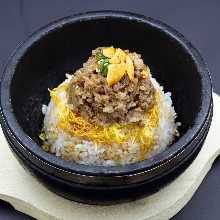 Wagyu beef garlic rice