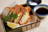 Deep-fried stuffed lotus root