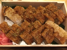 Boxed sushi