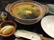 Softshell turtle rice soup