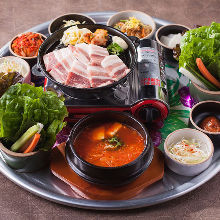 Samgyeopsal set