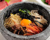 Stone cooked bibimbap Stone cooked bibimbap