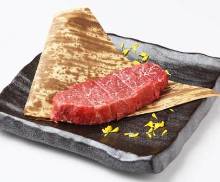 Red meat cut steak