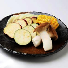 Assorted grilled vegetables of the day
