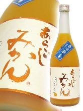 Ume no Yado Aragoshi Mikanshu (coarsely strained Mandarin orange liqueur)