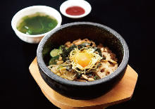 Stone grilled bibimbap