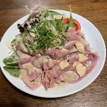 Beef shabu-shabu salad