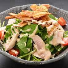 Shabu-shabu salad with sesame dressing