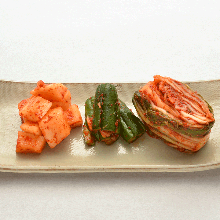 Assorted kimchi