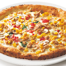 Corn bambino pizza