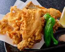 Fried Japanese pufferfish