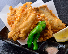 Fried Japanese pufferfish