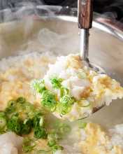 End-of-the-meal zosui (rice soup)