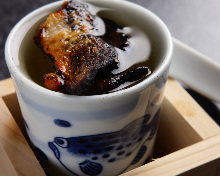 Sake Flavored with Grilled Puffer Fish Fins