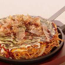 Hiroshima-style okonomiyaki