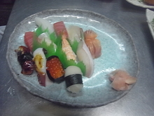 Assorted nigiri sushi