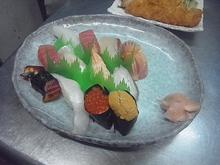 Assorted nigiri sushi