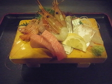 Assorted sashimi