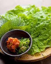 Sangchu (Korean stem lettuce)