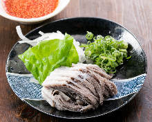 Senmai (omasum) sashimi