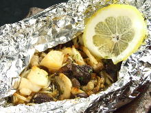 Mushroom baked in foil