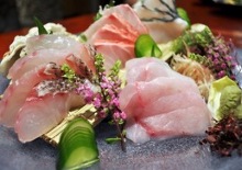 Assorted sashimi