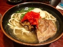 Okinawan noodles with sparerib