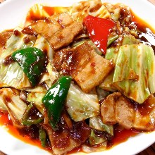 Twice cooked pork