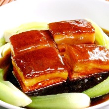 Simmered pork belly