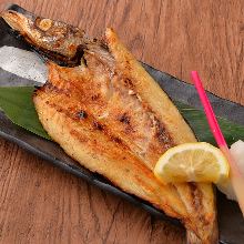 Charcoal grilled Atka mackerel