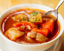 Simmered beef tendon