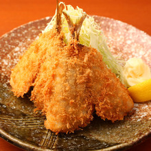 Deep-fried horse mackerel