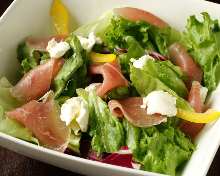 Dry-cured ham and cream cheese salad