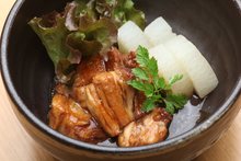 Simmered pork belly
