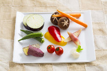 Assorted seasonal vegetables