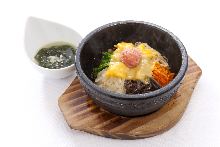 Stone grilled bibimbap