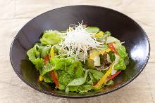 Namul (Korean seasoned vegetables or wild greens) salad