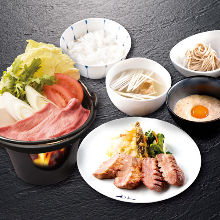 Sukiyaki meal set