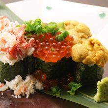 Assorted nigiri sushi