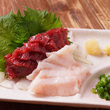 Assorted edible horse meat Assorted edible horse meat