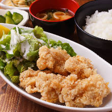 Fried chicken set meal