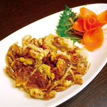 Fried soft shell crab