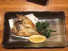 Lightly-dried rosy seabass