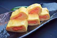 Omelet of spicy cod roe