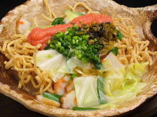 Sara Udon (fried noodles  with vegetable and various toppings)