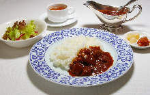 Hashed meat with rice